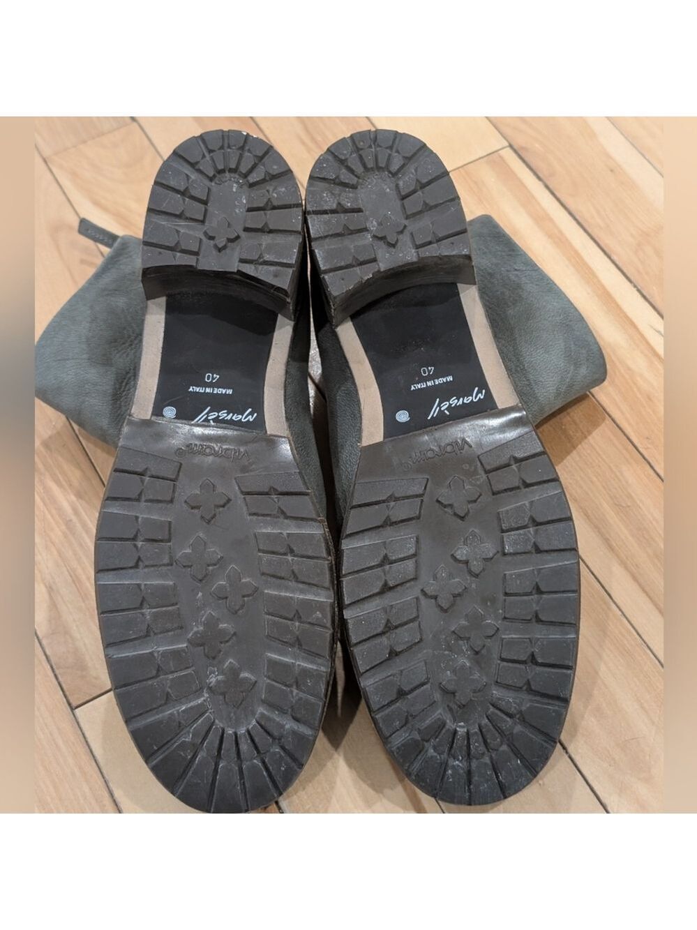Marsèll | Listo Block-Heel Back-Zip Ankle Boots In Grey - Picture 8 of 16